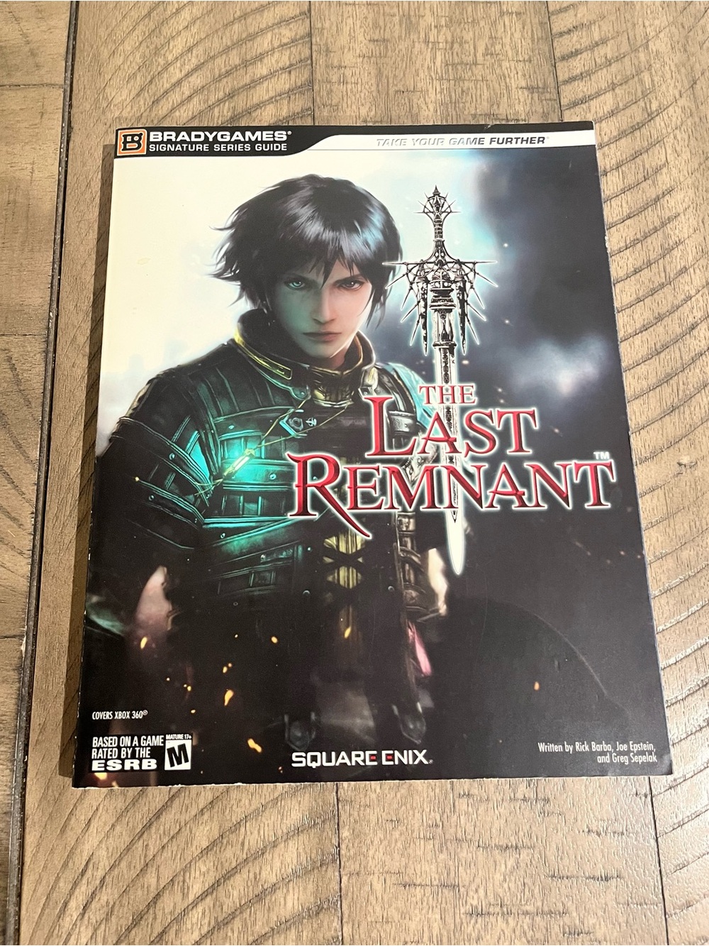 Last Remnant Game Strategy Guide 2008 XBOX 360 Brady Games w/ 2-Sided Poster